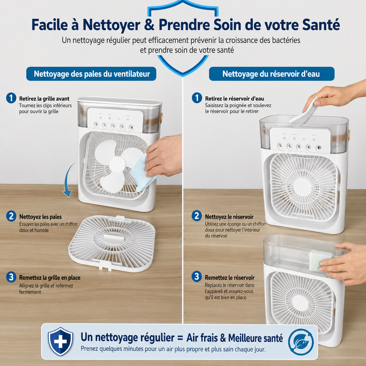 rafraîchisseur d'air portable